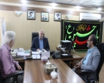دیدار سرپرست شبکه بهداشت و درمان بروجرد با فرماندار ویژه شهرستان 
